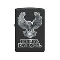 Zippo Personalized Harley Davidson Black Eagle Lighter -ZP218 CI012845, Lighters & Matches,    - Outdoor Kuwait