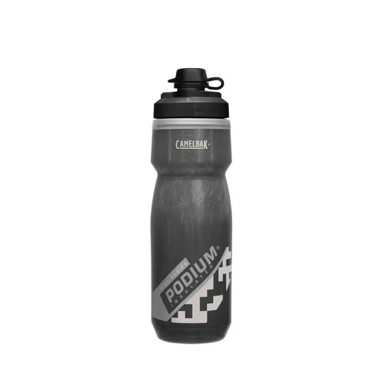 Camelbak Podium® Dirt Series Chill Bike Bottle - 21 oz, Water Bottles, Black Stripe   - Outdoor Kuwait