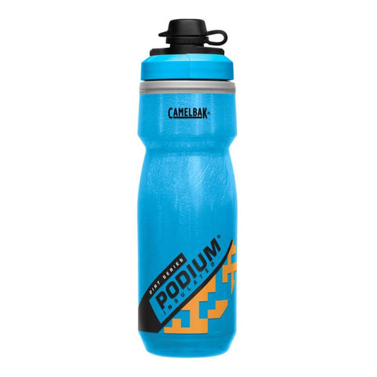 CamelBak Podium® Chill Dirt Series Thermo Bottle, Water Bottles, Blue/Orange   - Outdoor Kuwait