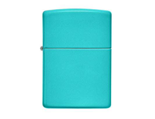 Zippo 49454 Regular Flat Turquoise Lighter, Lighters & Matches,    - Outdoor Kuwait