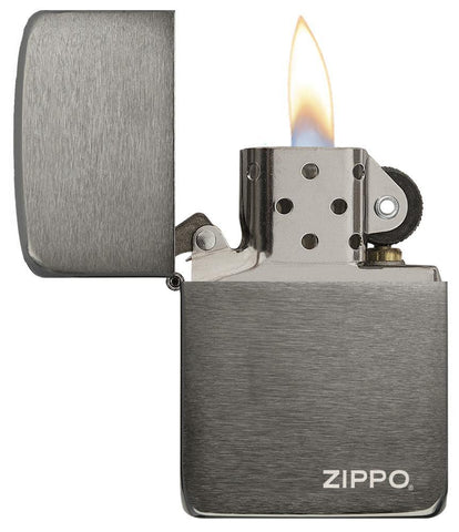Black Ice 1941 Replica with Zippo logo, Lighters & Matches,    - Outdoor Kuwait