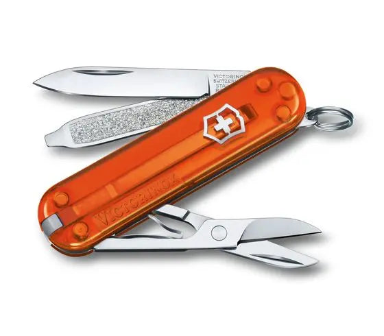 Victorinox Classic SD Transparent, Knives, Fire Opal   - Outdoor Kuwait