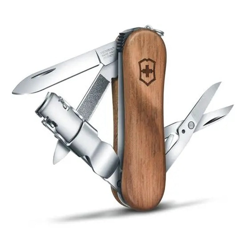 Victorinox Nail Clip 580 Walnut Wood - Main Image