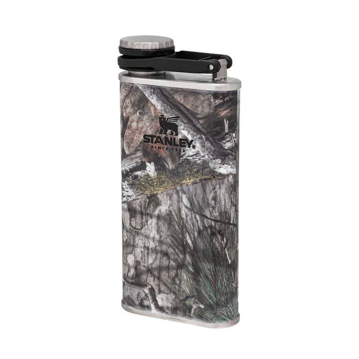 STANLEY CLASSIC EASY FILL WIDE MOUTH FLASK | 0.23L, Water Bottles, Mossy Oak Country DNA   - Outdoor Kuwait