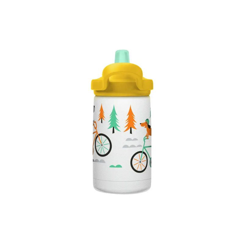 Camelbak Eddy®+ Biking Dogs Design Insulated Stainless Steel Kids Bottle - 12 oz, Water Bottles,    - Outdoor Kuwait