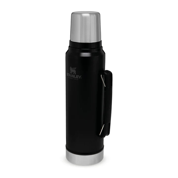 STANLEY CLASSIC LEGENDARY BOTTLE | 1.0L, Water Bottles, Matte Black   - Outdoor Kuwait