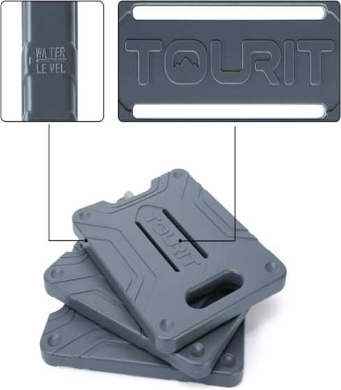 Tourit Large Reusable Ice Pack - 1 Pack, Coolers,    - Outdoor Kuwait