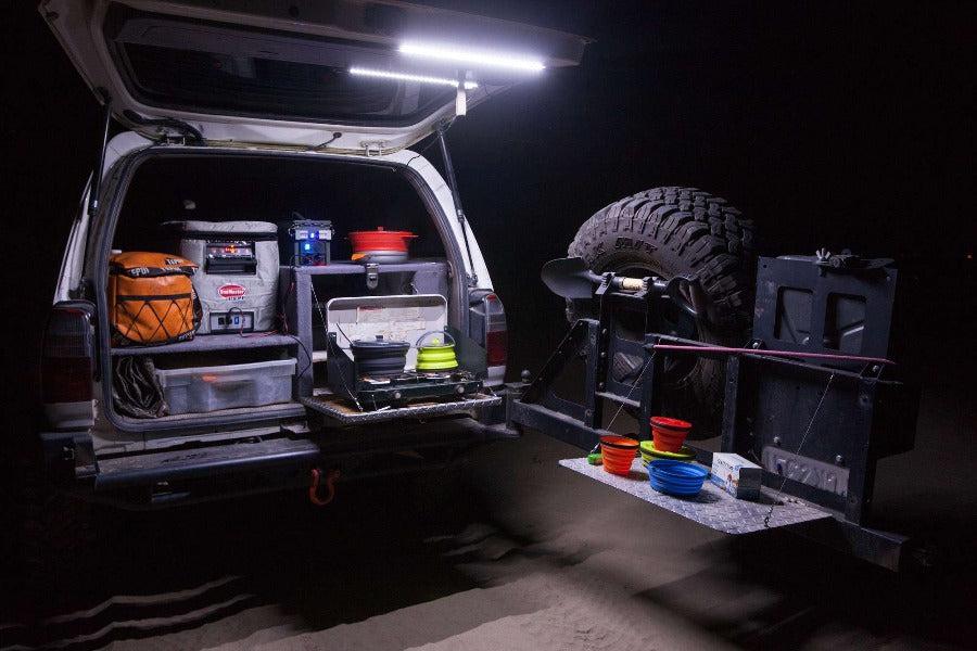 Hardkorr 48cm Tri-Colour LED Light Bar with Diffuser, Camping Lights & Lanterns,    - Outdoor Kuwait