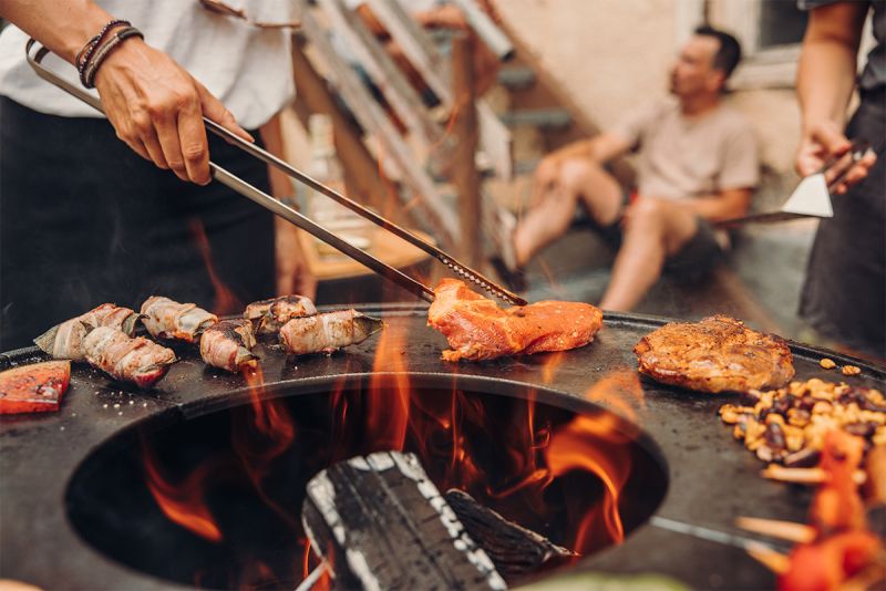 Hofats Fire Tongs, Outdoor Grill Accessories, - Outdoor Kuwait