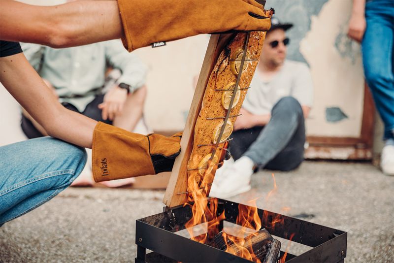 Hofats Flame-Grilled Salmon Board, Outdoor Grill Accessories, - Outdoor Kuwait