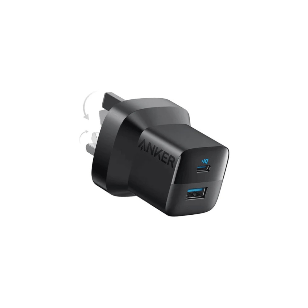 Anker 323 Charger (33W) - Black, Wall Charger, - Outdoor Kuwait