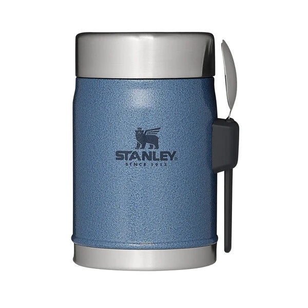 STANLEY CLASSIC LEGENDARY FOOD JAR + SPORK | 0.4L, Food Storage, Hammertone Lake   - Outdoor Kuwait
