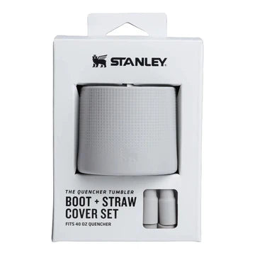 Stanley Quencher Boot + Straw Topper 40oz, Water Bottle Accessories, Ash - Outdoor Kuwait