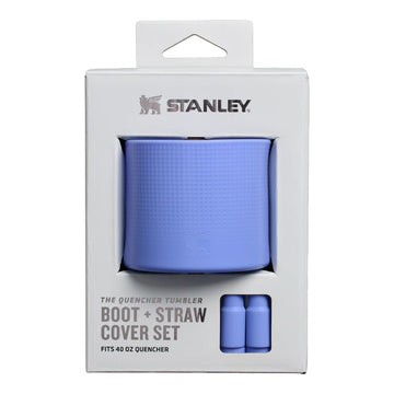 Stanley Quencher Boot + Straw Topper 40oz, Water Bottle Accessories, Hydrangea - Outdoor Kuwait