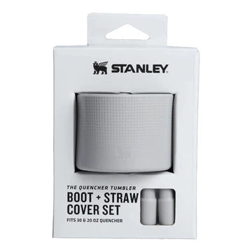 Stanley Quencher Boot + Straw Topper 20oz | 30oz, Water Bottles, Ash - Outdoor Kuwait