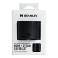 Stanley Quencher Boot + Straw Topper 20oz | 30oz, Water Bottles, Black - Outdoor Kuwait