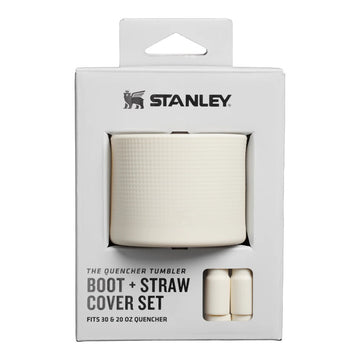 Stanley Quencher Boot + Straw Topper 20oz | 30oz, Water Bottle Accessories, Cream - Outdoor Kuwait