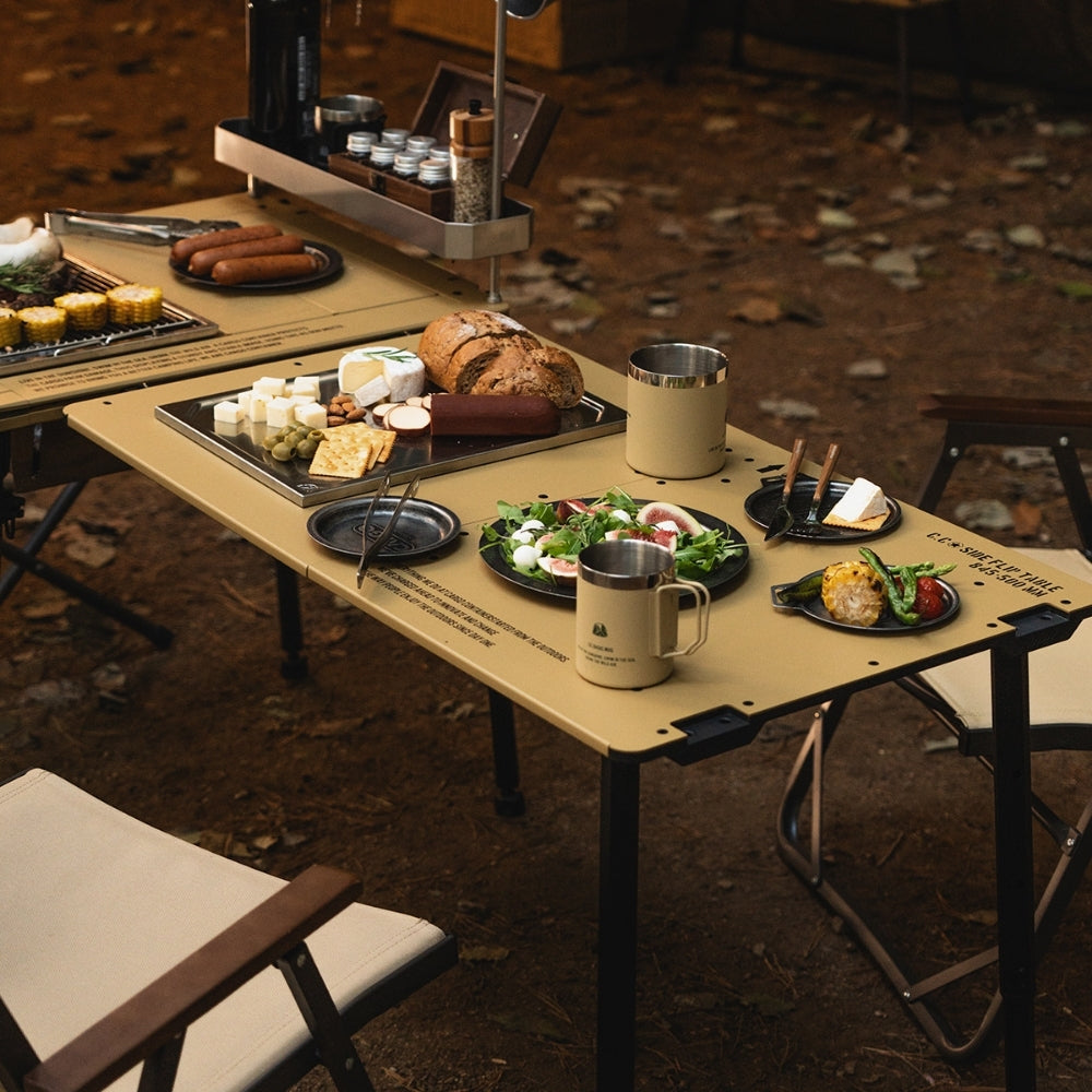 Cargo Container Comfort IGT 3 Unit Table - Black, Camp Furniture, - Outdoor Kuwait