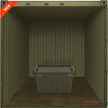 Cargo Container Shield Box, Storage Container, Khaki - Outdoor Kuwait