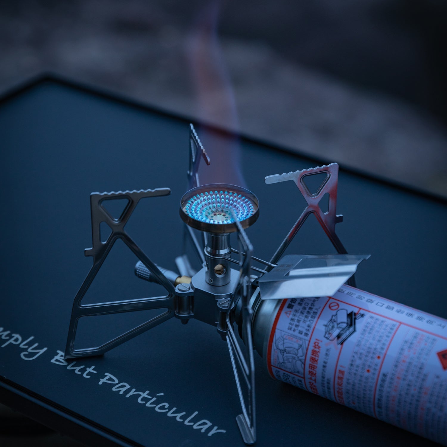Campingmoon XD-3-NE Butane Camping Stove Stainless Steel Silver, , - Outdoor Kuwait