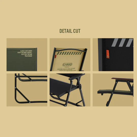 Cargo Container Cosy Folding Chair - Large, Camp Furniture, - Outdoor Kuwait