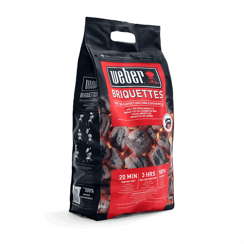 Weber Briquettes 4kg, Charcoal Briquettes, - Outdoor Kuwait
