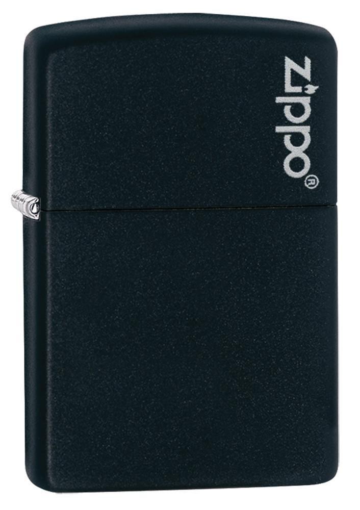 Zippo Lighter 218ZL Black Matte With Zippo Logo, Lighters & Matches, - Outdoor Kuwait