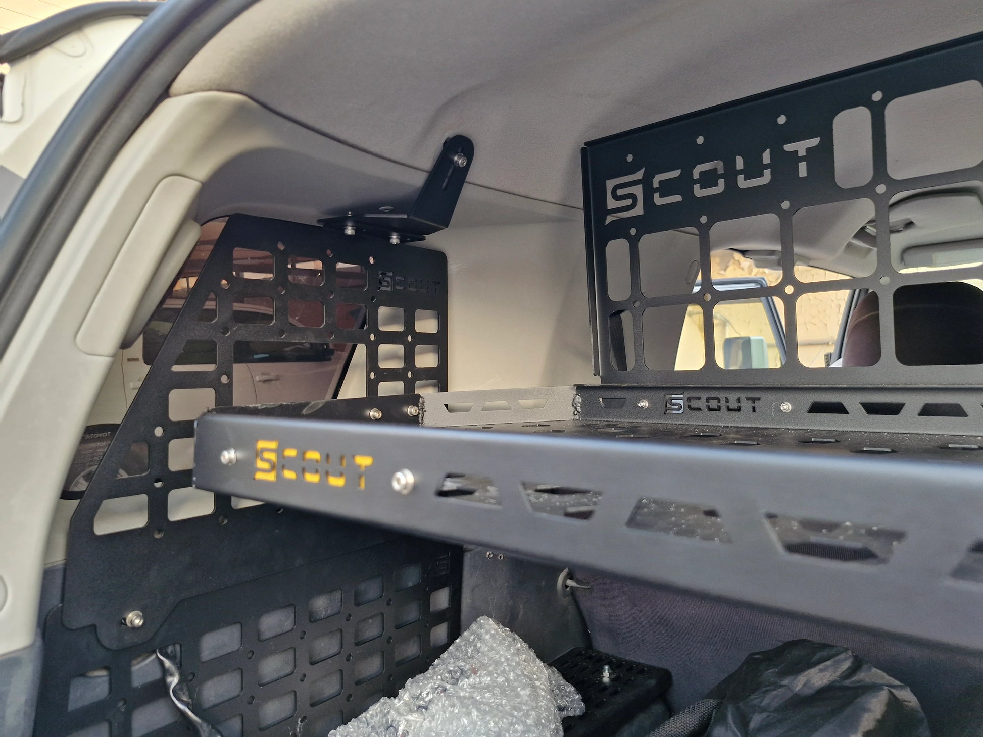 Scout Cargo Shelf - Toyota FJ, Molle Panels, - Outdoor Kuwait