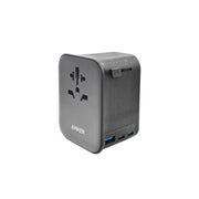 Anker Nano Travel Adapter (4-in-1, 65W) - Black, Wall Charger, - Outdoor Kuwait