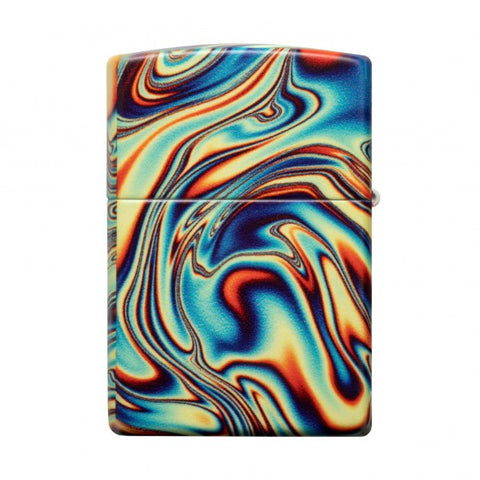 Zippo Colorful Swirl Pattern Design Lighter -ZP48612
