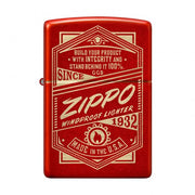 Zippo It Works Design Metallic Red Lighter -ZP48620, Lighter, - Outdoor Kuwait