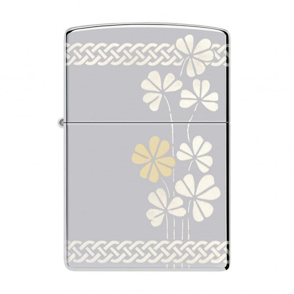 Zippo Clover Design Lighter -ZP48586, Lighter, - Outdoor Kuwait