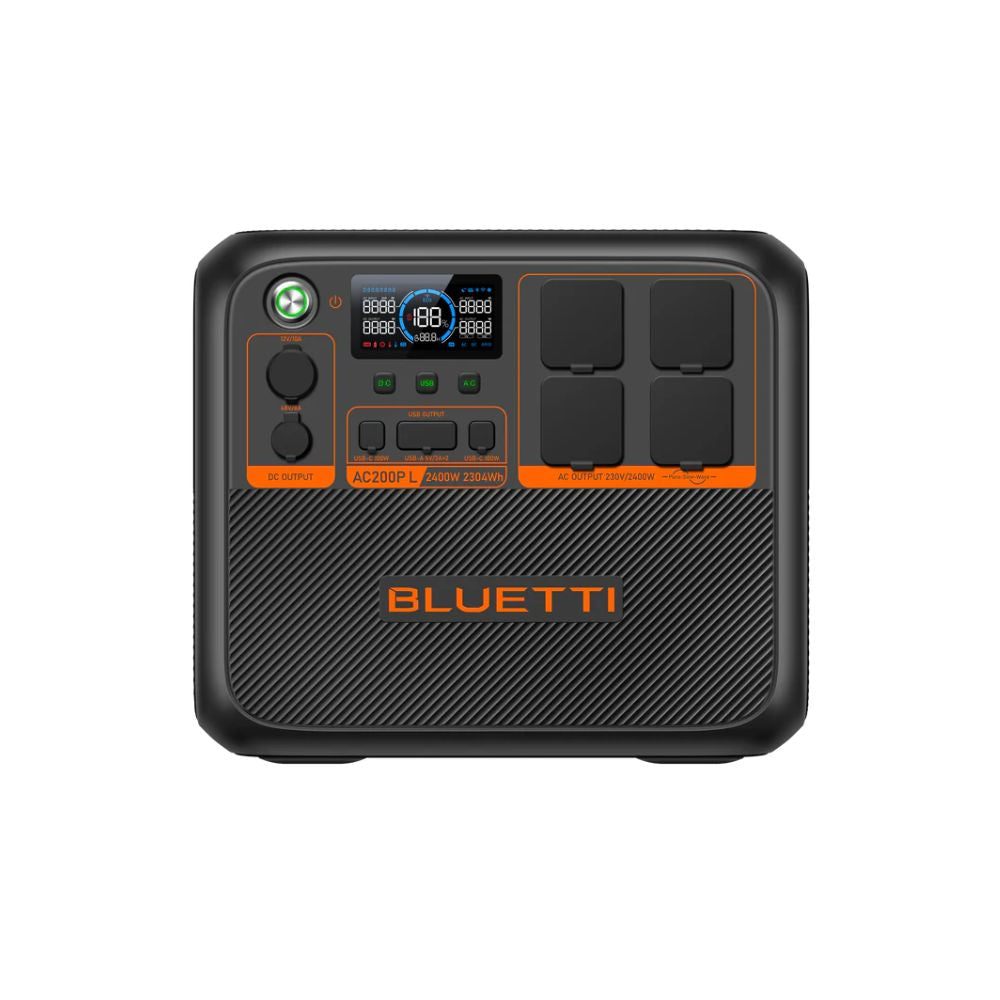 Bluetti Premium 200 (AC200PL) Portable Power Station | 2400W 2304Wh, Power Station, - Outdoor Kuwait