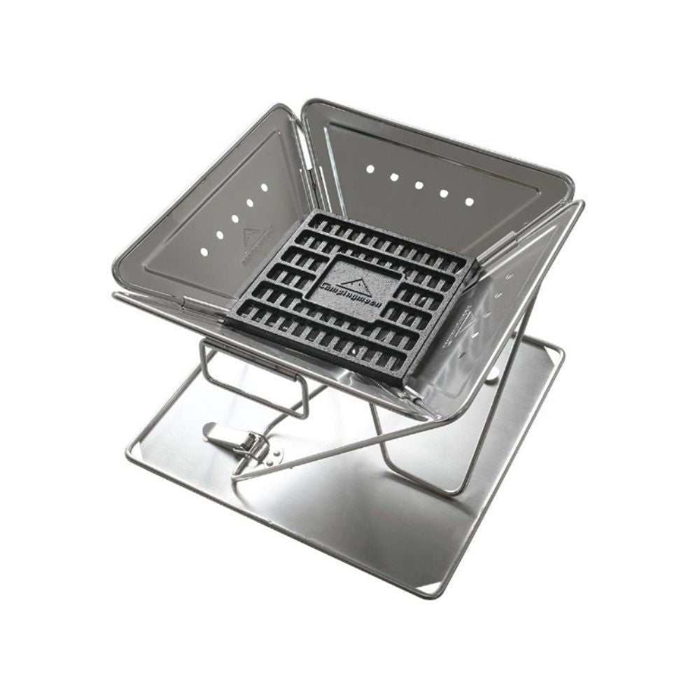 Campingmoon Cast Iron Coal Bed - Small, Outdoor Grill Accessories,    - Outdoor Kuwait