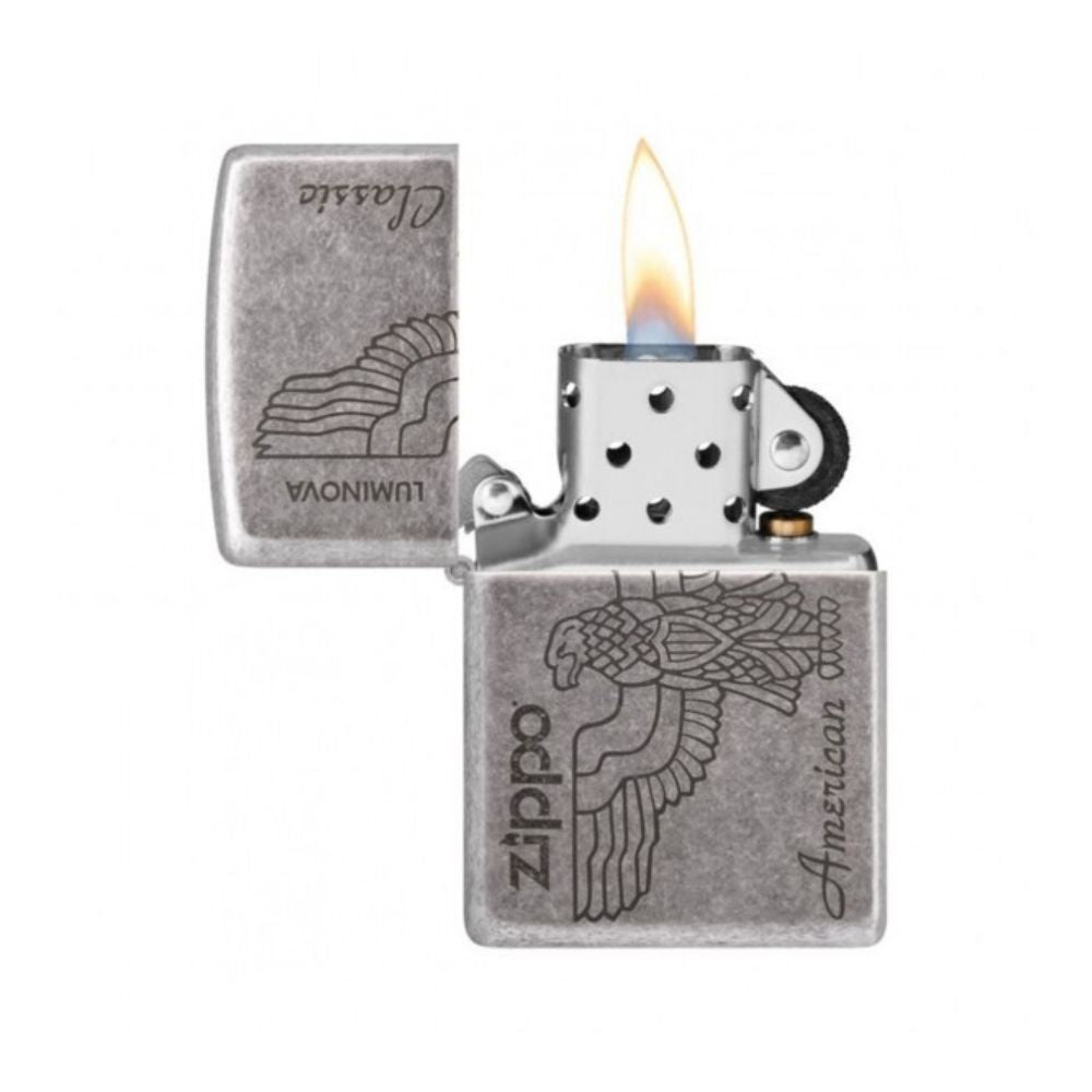 Zippo American Classic Lighter -ZP121FB MP223394, Lighter, - Outdoor Kuwait
