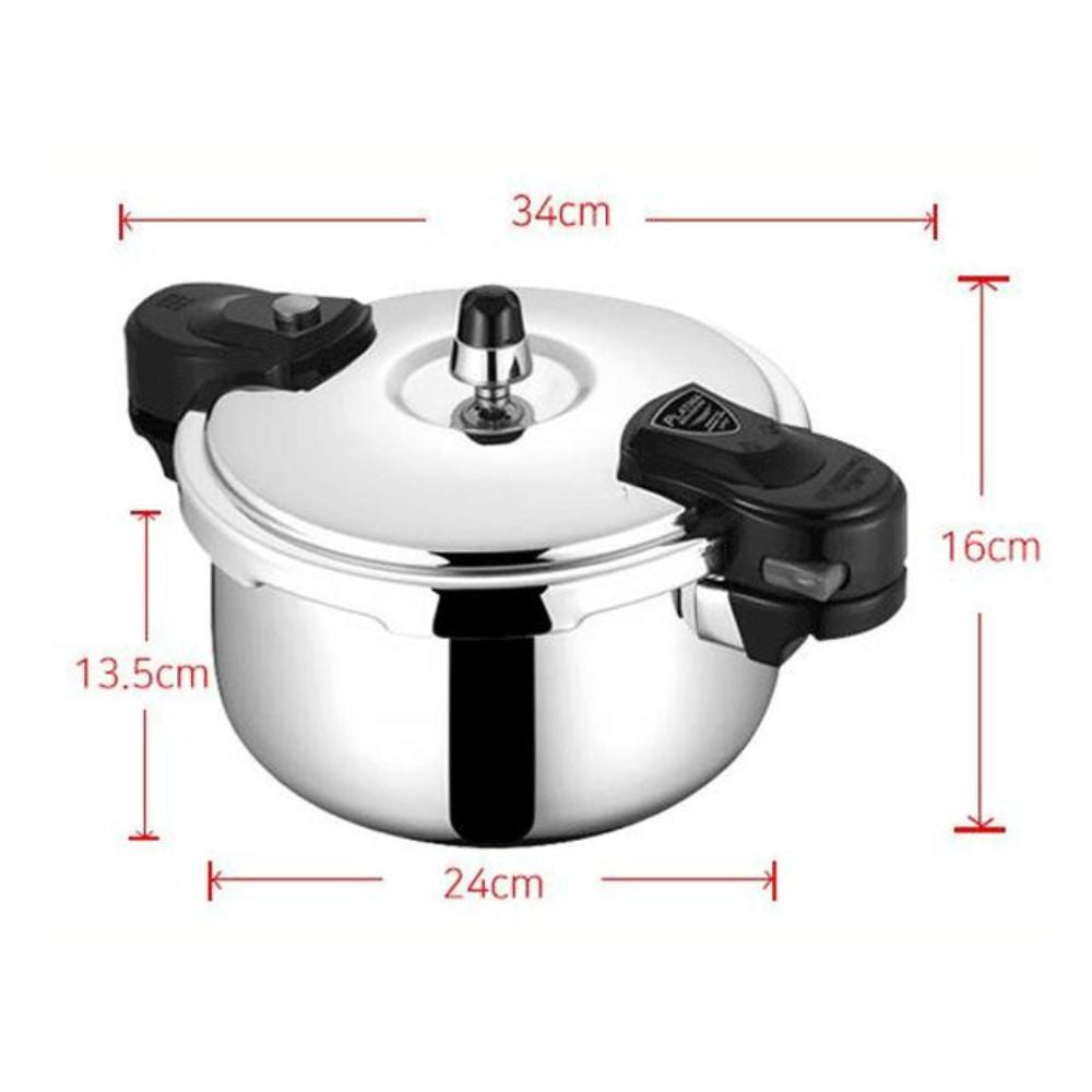 Kitchen Flower Stainless Pressure Cooker 5L, Pressure Cooker, - Outdoor Kuwait