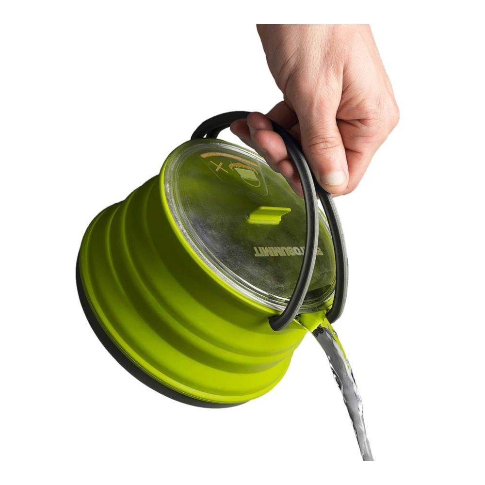 SEA TO SUMMIT X-KETTLE COLLAPSIBLE 1.3 LIGHTWEIGHT KETTLE - LIME, Kettle, - Outdoor Kuwait