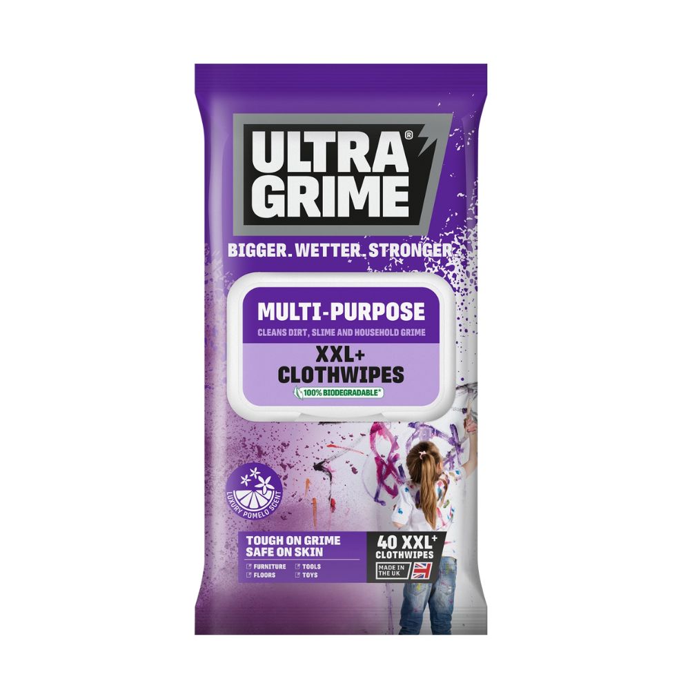 UltraGrime Life Multi-Purpose Pomelo Clothwipes, Multi-Purpose Wipes, - Outdoor Kuwait
