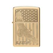 Zippo Solid Brass Lighter -ZP254B AE400046, Lighter, - Outdoor Kuwait