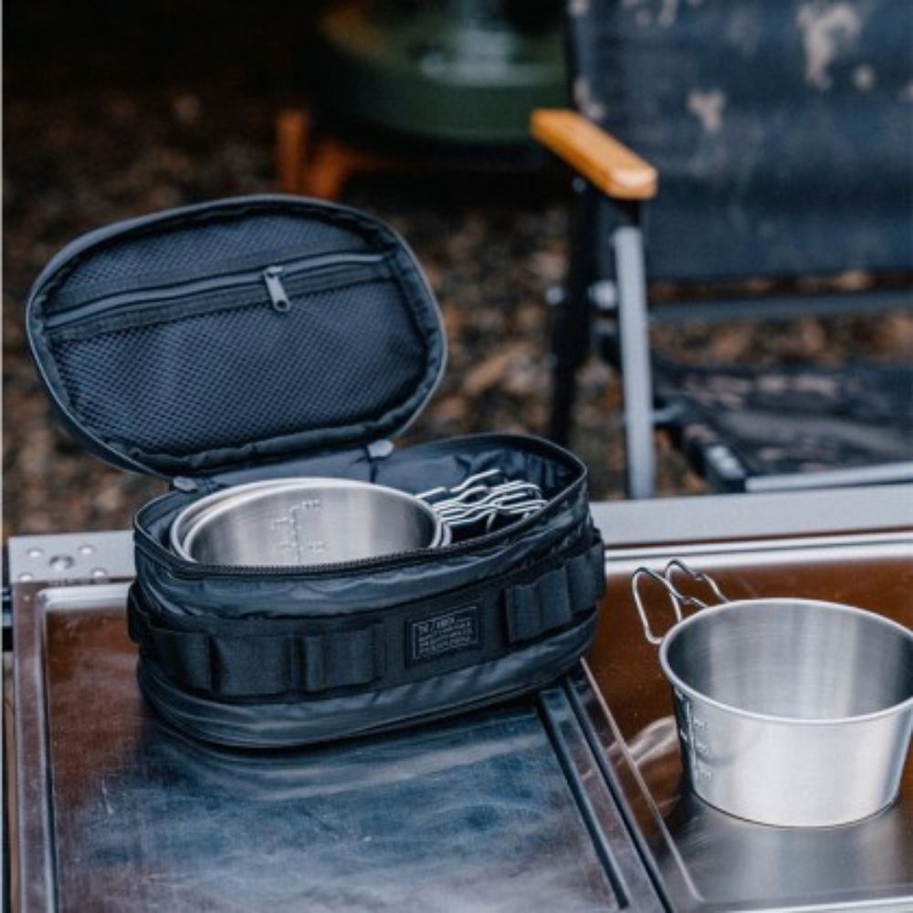 The Earth MIPAN REGEN RIPSTOP Sierra Cup Case - Black, Pouch, - Outdoor Kuwait