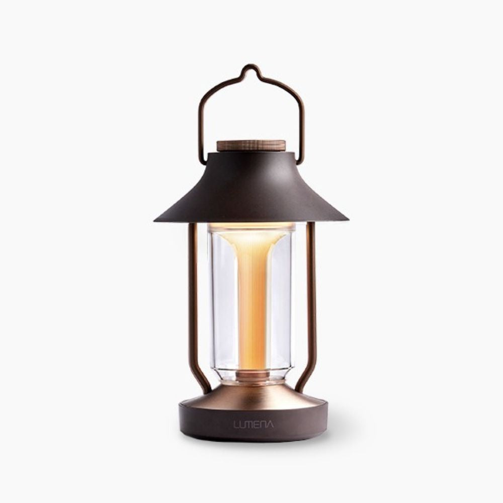 Lumena The Classic LED Lantern - Brown, Lanterns, - Outdoor Kuwait