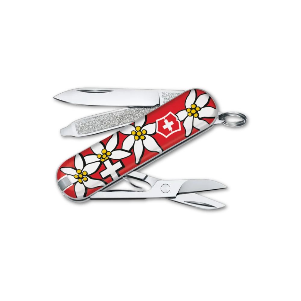 Victorinox Classic SD Printed Edelweiss, Knives, - Outdoor Kuwait