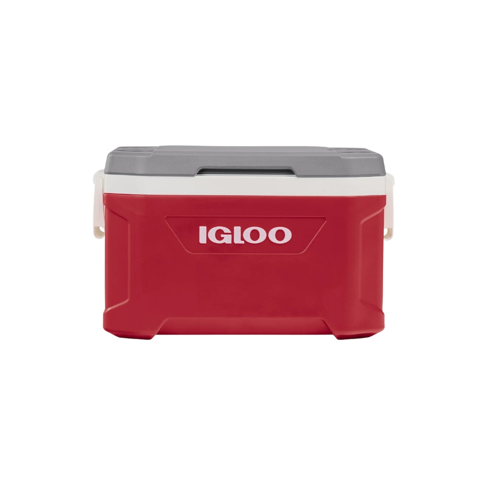 Igloo Latitude Cooler - 49L | 52Qt, Coolers, Red - Outdoor Kuwait