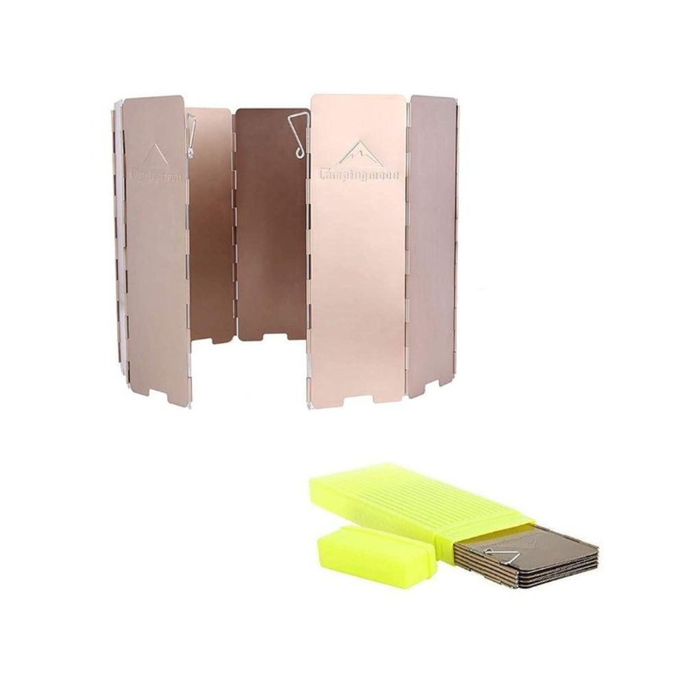 Campingmoon Foldable Windscreen - Tall, Stove Accessories,    - Outdoor Kuwait