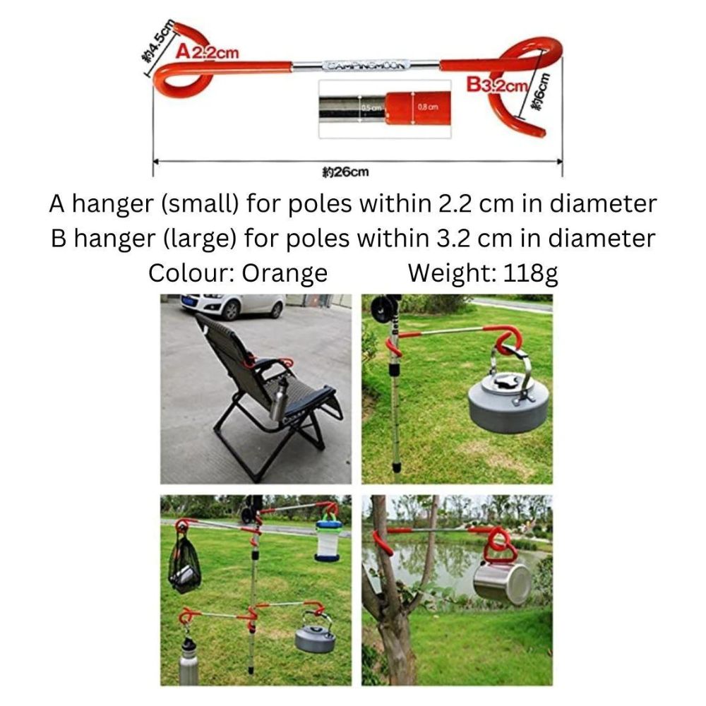 Campingmoon Gas Lamp Hook, Camping Accessories,    - Outdoor Kuwait