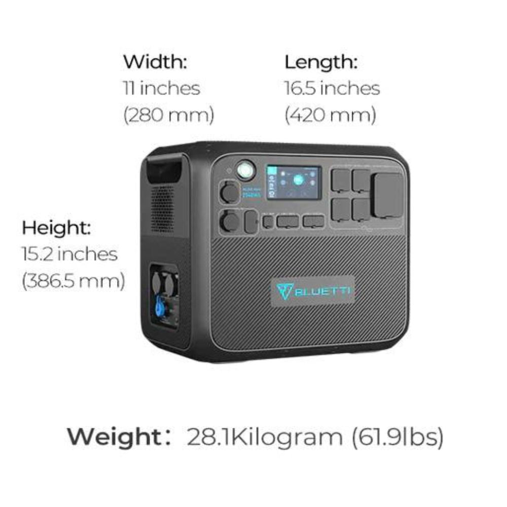 BLUETTI AC200MAX Expandable Power Station |  2200W 2048Wh, Power Station,    - Outdoor Kuwait