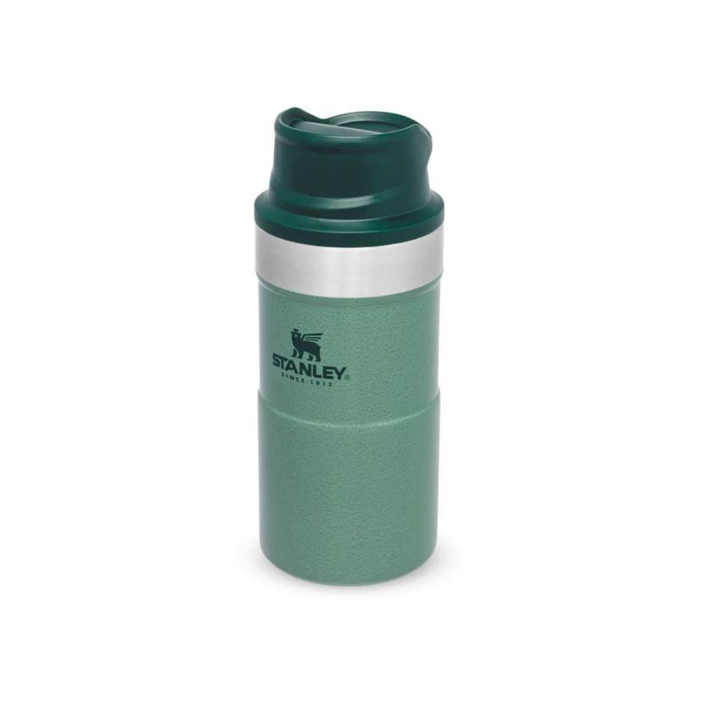 STANLEY CLASSIC TRIGGER ACTION TRAVEL MUG | 0.25L, Mugs, Hammertone Green   - Outdoor Kuwait