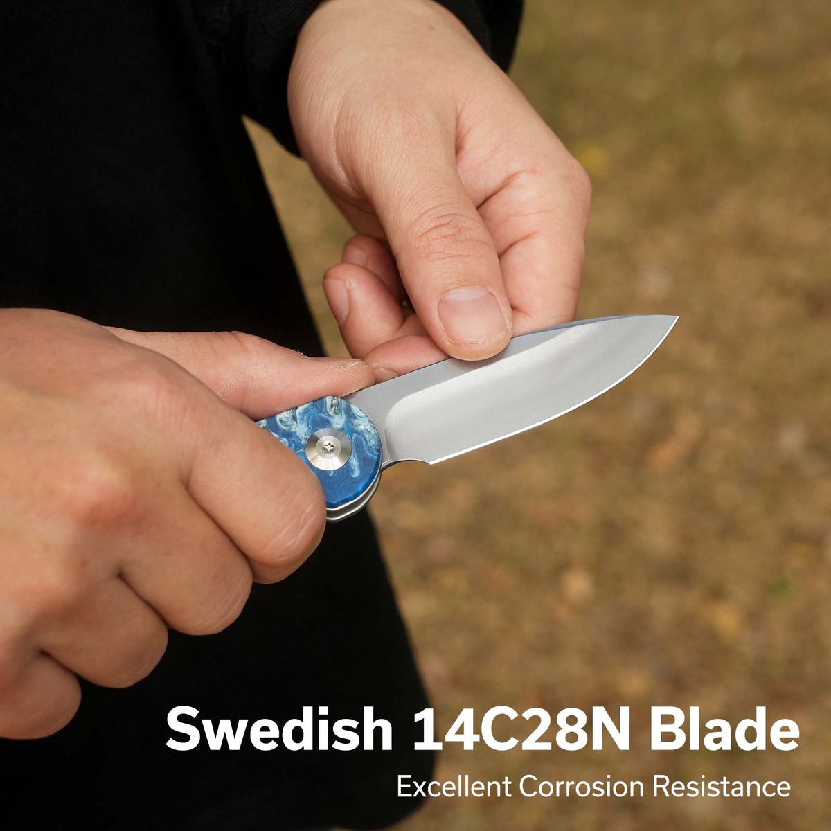 CIVIVI Elementum Slip Joint Resin Folding Knife C18062AJ-4