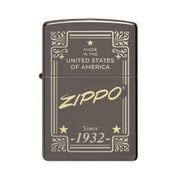 Zippo Framed Design Lighter -ZP150 48715, Lighter, - Outdoor Kuwait