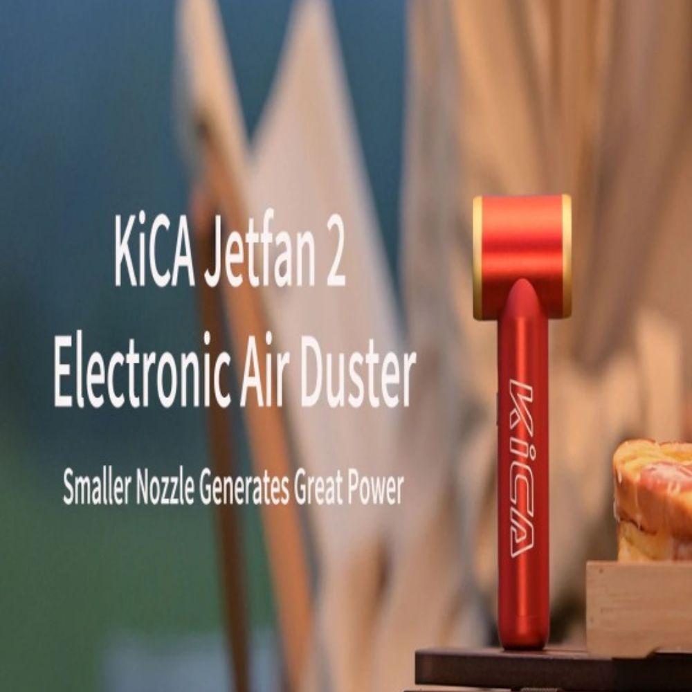 KiCA Jet Fan 2 Compressed Air Duster Blower – Black, Camping Accessories,    - Outdoor Kuwait